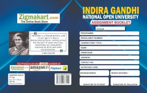 ignou assignment booklet by zigmakart.com