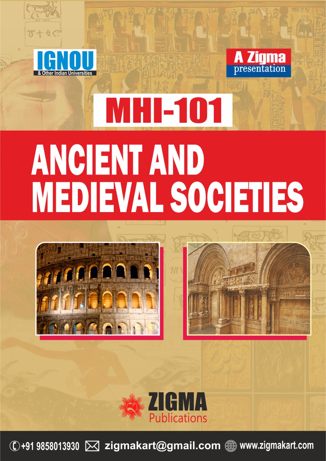 IGNOU MHI-101 Ancient and Medieval Societies Spiral Notes