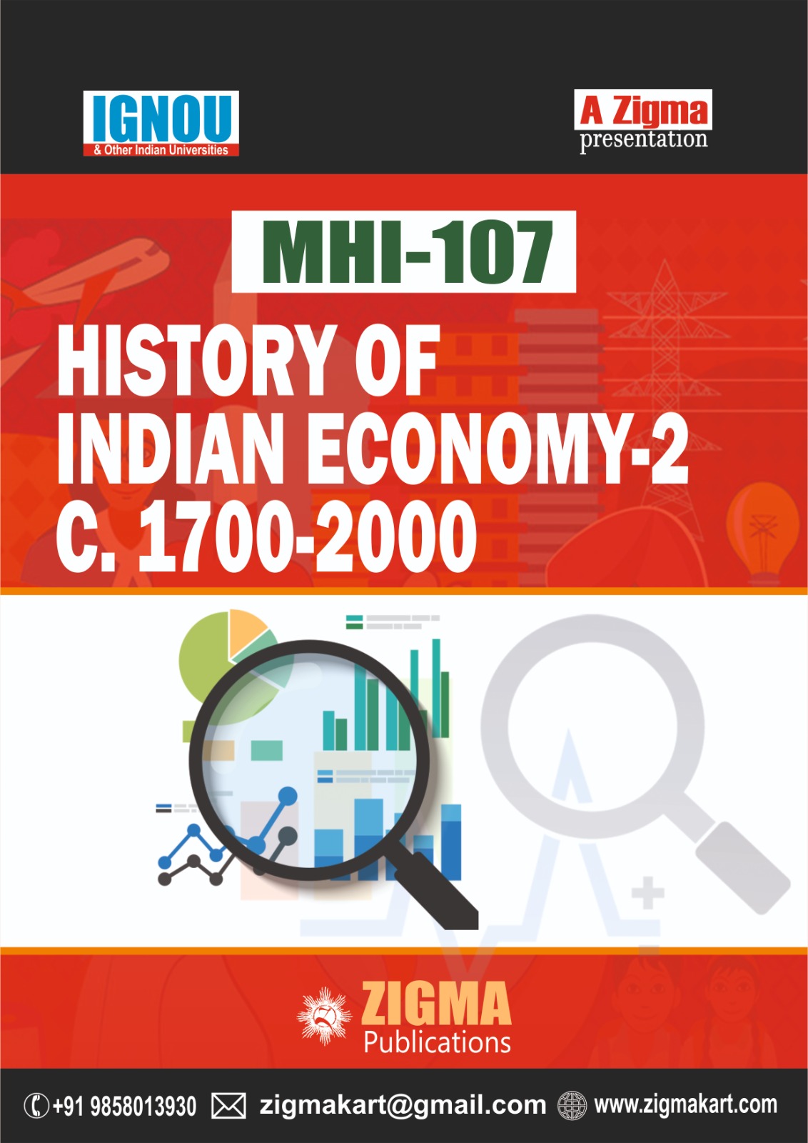 IGNOU MHI-107 – History of Indian Economy-2: C.1700 to 2000 Spiral Notes