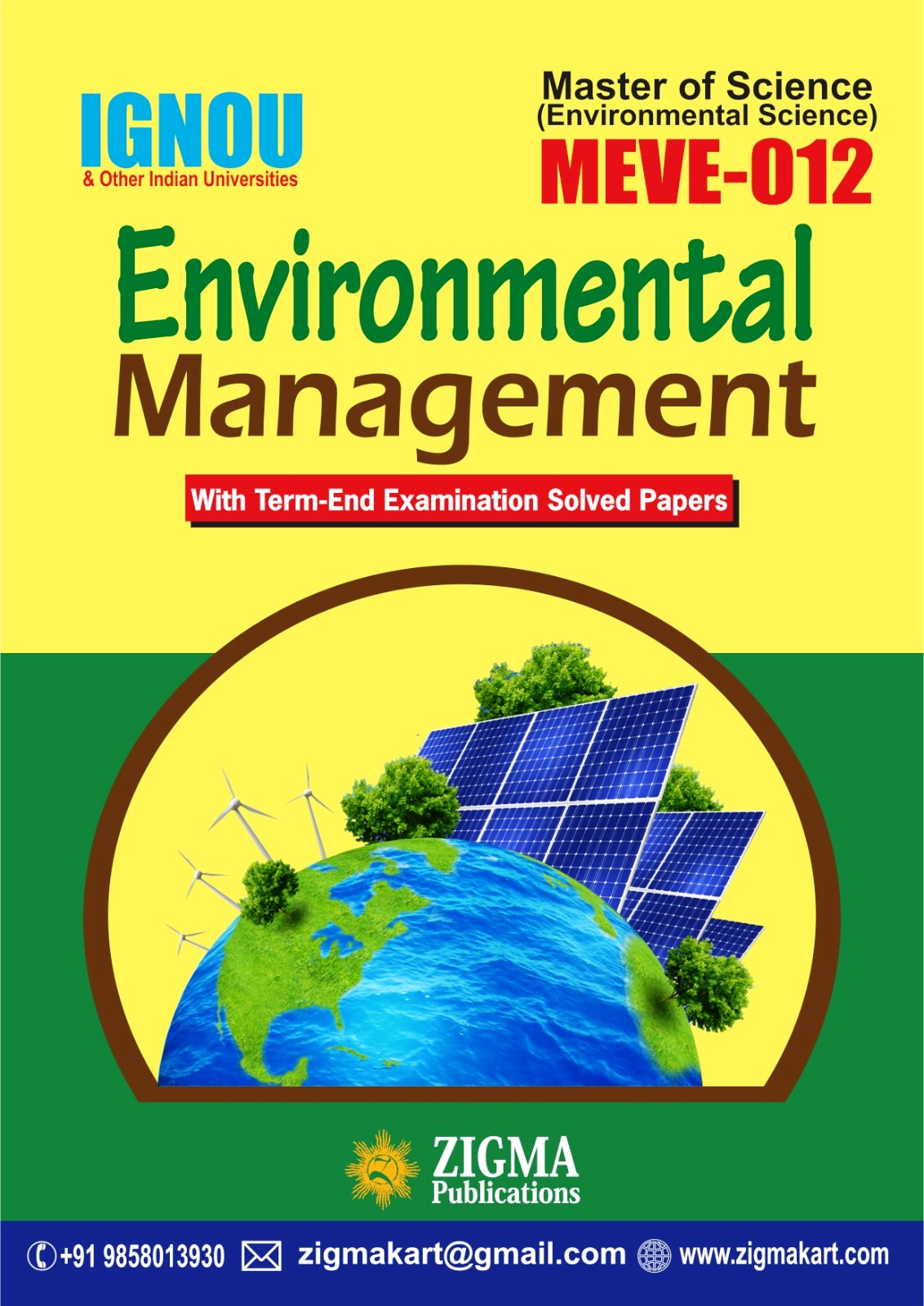 MEVE-12 Environmental Management IGNOU Guide Book/Help Book/Guess Paper