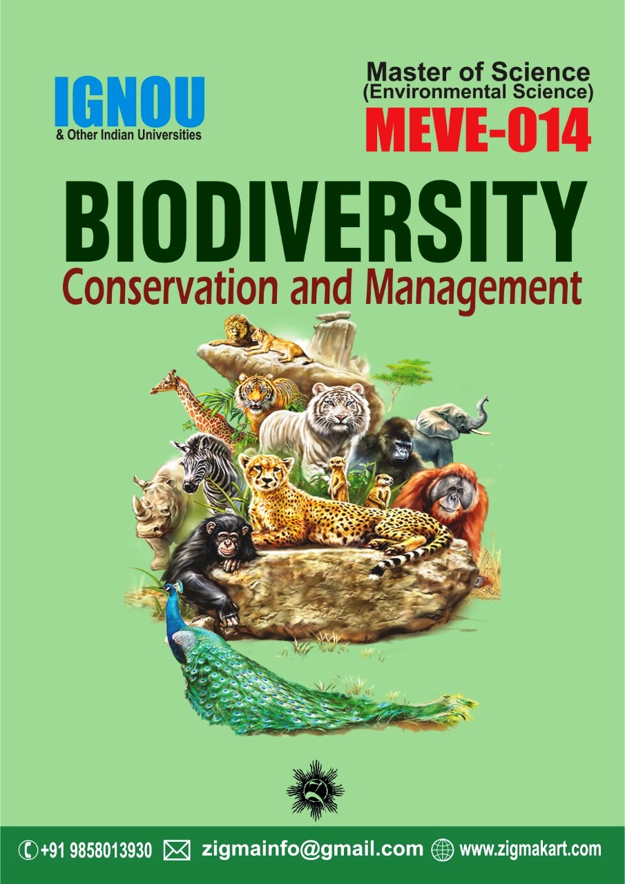 MEVE-014 Biodiversity Conservation and management IGNOU Help Book