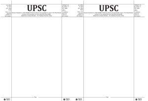 UPSC MAINS ANSWER SCRIPT PRACTICE