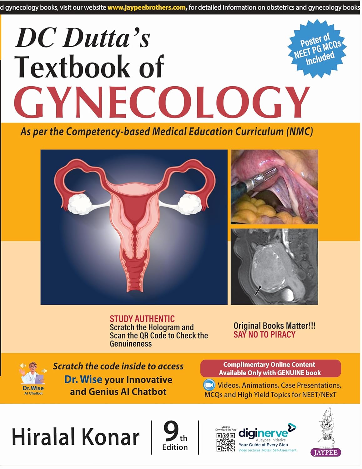 DC Dutta’s Textbook of Gynecology- HIRALAL KONAR
