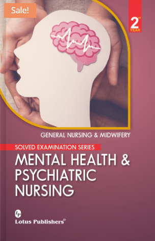 GNM Solved Paper Mental Health & Psychiatric Nursing by Mc goel