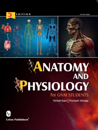 Anatomy and Physiology for GNM Students (B/W) 5th Edition 9789386896414